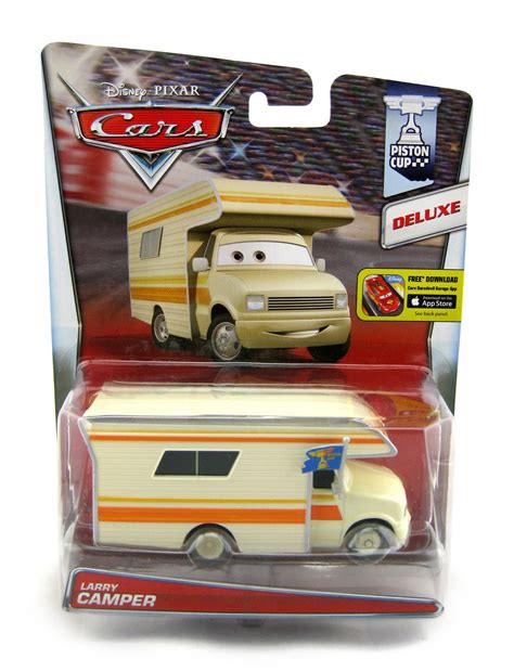 Toys Disney Pixar Cars Doug Rm With Flags Caravan Piston Cup Super Fan