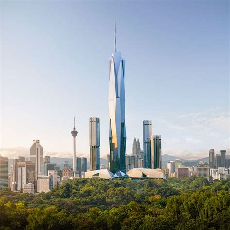 Merdeka 118 Quickly To Be Worlds Second Tallest Tower Tops Out In