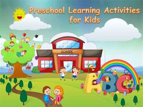 Ppt Preschool Learning Activities For Kids Powerpoint Presentation