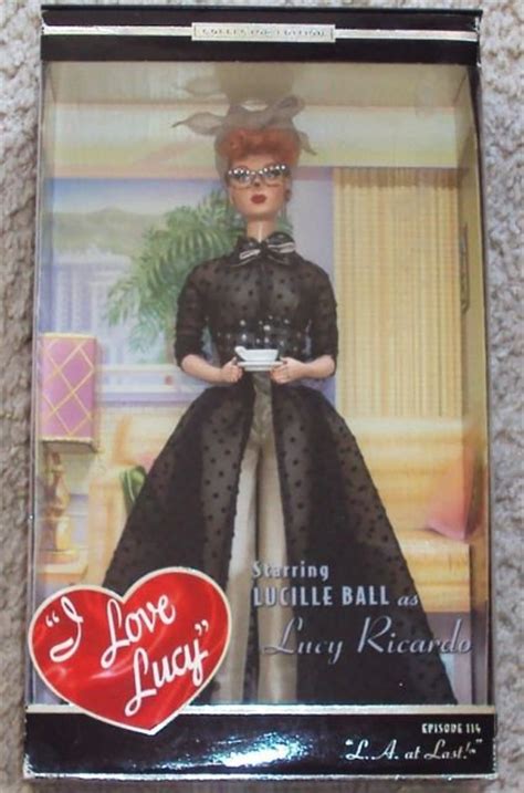 i love lucy mattel barbie doll lucille ball mib l a at last burnt nose disguise