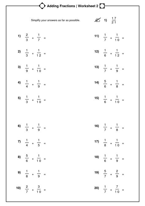 Fractions worksheets | printable fractions worksheets for math aids fractions worksheets answers fraction worksheet #214273. Math-aids.com fractions worksheet answers ...