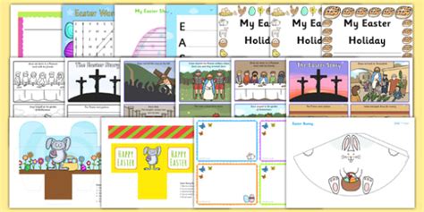 The printable games are for you to print and use away from the computer. KS2 Easter Crafts Activity Pack (teacher made)