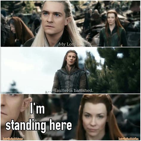 Im Standing Right Here They Just Totally Ignore Tauriel Thehobbit