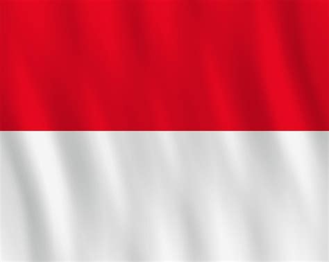 Premium Vector Monaco Flag With Waving Effect Official Proportion