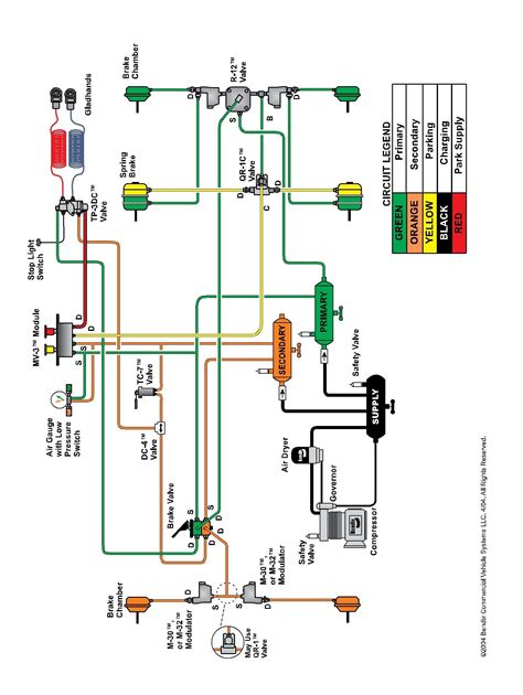 Air Brake Circuit Diagram Bendix