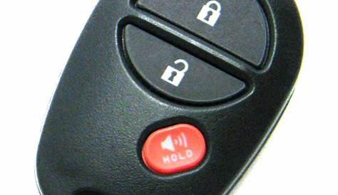 2007-2018 Toyota Tundra 3-Button Key Fob Remote (GQ43VT20T, 89742-AE010