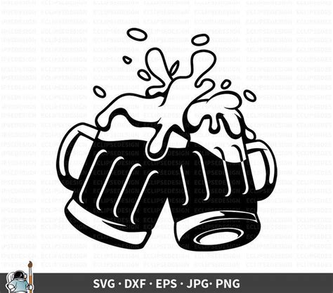 Beer Svg Beers Cheers Svg Beer Clip Art Vector Beer Clipart Etsy