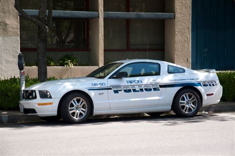 Ripon Police Mustang Slicktop A Ripon Ford Mustang Parked Flickr