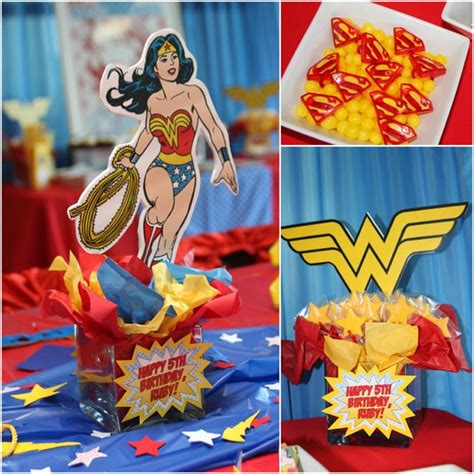 Awesome Wonder Woman Birthday Party Pizzazzerie