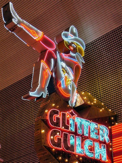 Cowgirl Neon Sign Vegas Vickie In Downtown Las Vegas Nevada Encircle