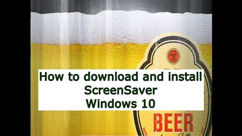 How To Download And Install Screensaver Windows 10 Youtube