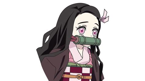 How To Draw Smol Nezuko Kamado With Bamboo Muzzle Demon Slayer