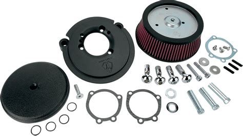 Arlen Ness Smooth Stage 1 Big Sucker Air Cleaner Kit In Black With Pre