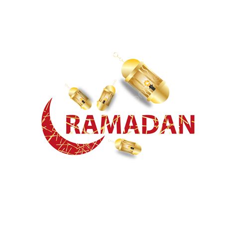 Ramadan Month Vector Png Images Ramadan Islamic Month With Red And