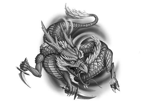 Dragon Tattoo Design By Jonasolsenwoodcraft On Deviantart
