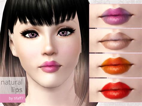 The Sims Resource Natural Lips