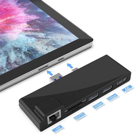 Buy Microsoft Surface Pro 4pro 5pro 6 Dock Station With 4k Hdmi Port