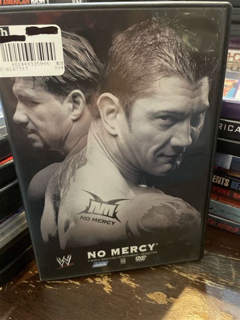 WWE Wrestling No Mercy DVD 2005 Batista vs Guerrero Nunzio vs Juventud
