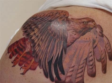 26 Dramatic Hawk Tattoo Artworks Hawk Tattoo Celtic Tattoo Birds Tattoo