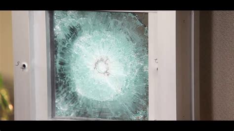 Bullet Proof Ballistic Glass Clad Polycarbonate Gcp Youtube