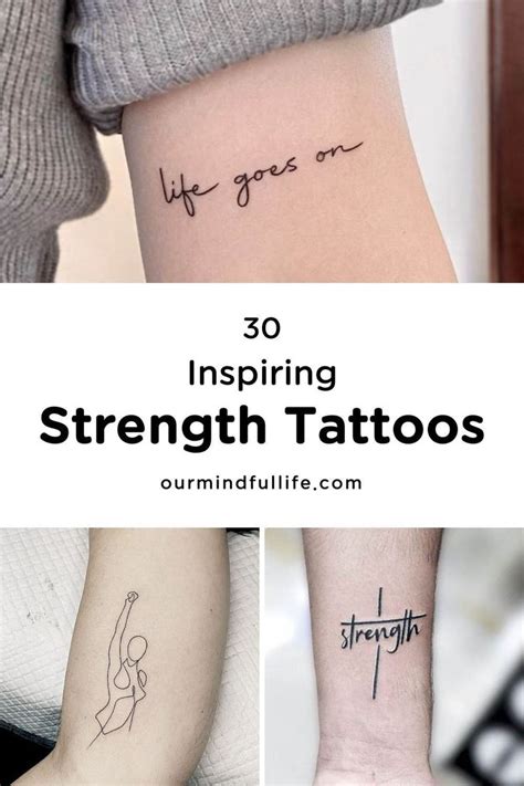 Find Inspiration With Powerful Strength Tattoos