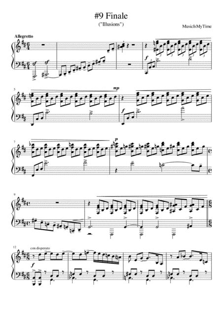 Illusions Flute Solo With Piano Accompaniment Free Music Sheet