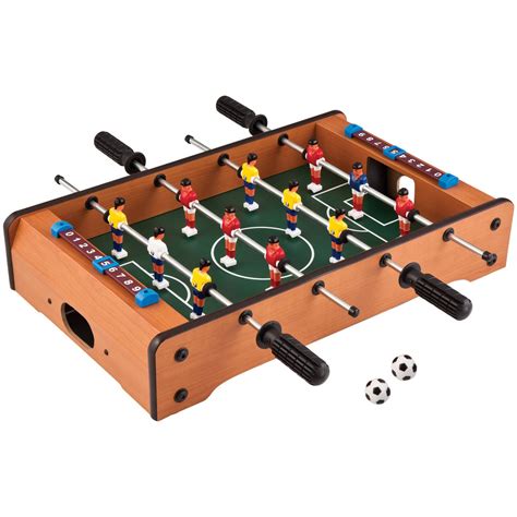 Buy Toyshine Mid Sized Foosball Mini Football Table Soccer Game Cms Lets Have Fun Brown