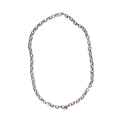 STERLING SILVER BELCHER CHAIN