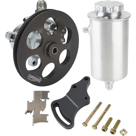 Speedway Motors Remote Power Steering Pump Kit An Fittings Imca Circle Track Ebay