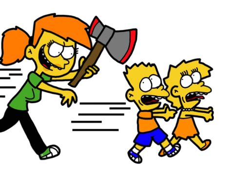 Bart Lisa And Vicky By Cookie Lovey On Deviantart