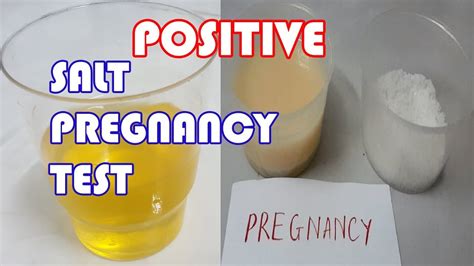 Salt Pregnancy Test Positive Result How To Do Home Pregnancy Test
