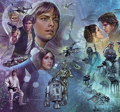 The Star Wars Celebration Mural By Jasonpalmerart Original Trilogy