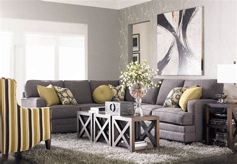 They can be modified to fit your space, stereo equipment and style. HGTV Home Custom Upholstery XL L-Shaped Sectional by Bassett Furniture - Modern - Living Room ...