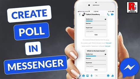 How To Create Poll In Messenger Youtube