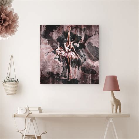 Obraz Ścienny Baletnica Abstrakcja Sztuka 60x60cm Homeandyou