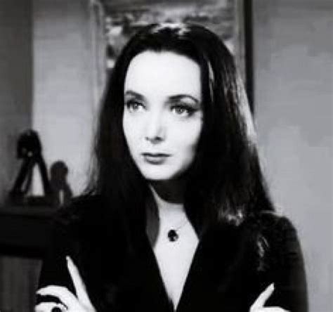 Carolyn Jones As Morticia Addams In The S Television Series