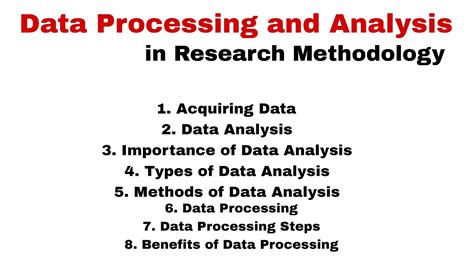 Data Analysis In Research Types Of Data Analysis In Research Data