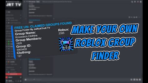 How To Make A Roblox Group Finder Fastest Group Finder On Roblox Easy