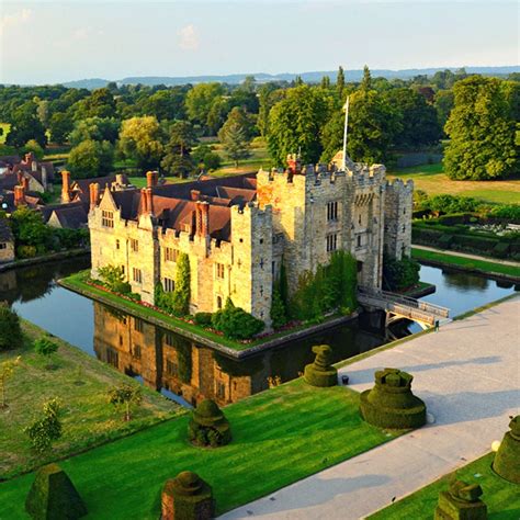 Hever Castle Kent England The Childhood Home Of Anne Boleyn The