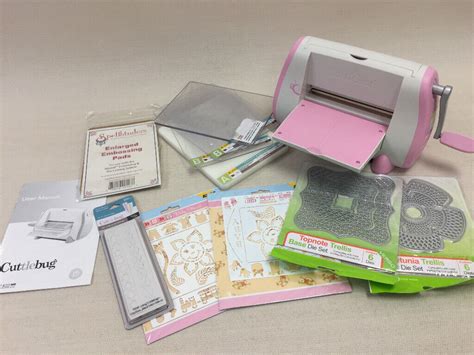 Provo Craft Cuttlebug Die Cutting And Embossing Machine With Accessories