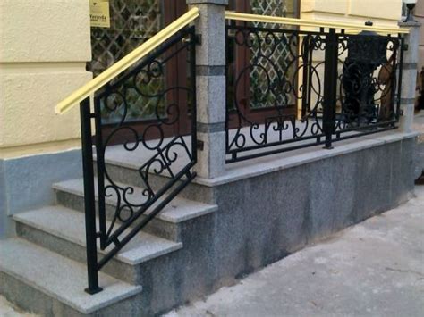 Кованые перила для лестниц, террас. Заказать Киев