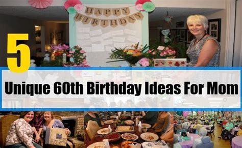 At checkout, let us know in the note to seller box your 60 reasons. 5 Unique 60th Birthday Ideas For Mom | Celebration ...