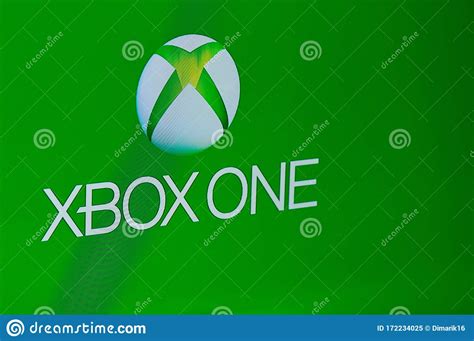 Xbox One X Logo On Screen Editorial Image Image Of Digital 172234025