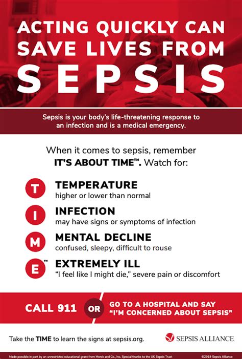 Posters And Infographics Sepsis Alliance