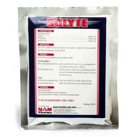 Solyte Water Soluble Powder Nam Pharma Sdn Bhd