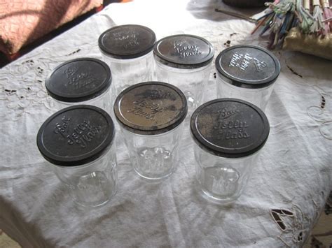 Ball Vintage Jelly Jars With Tin Lids Grandma S Pantry Was Filled With These Jelly Jars Jar