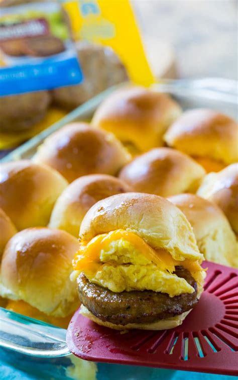 Easy Breakfast Sliders Spicy Southern Kitchen