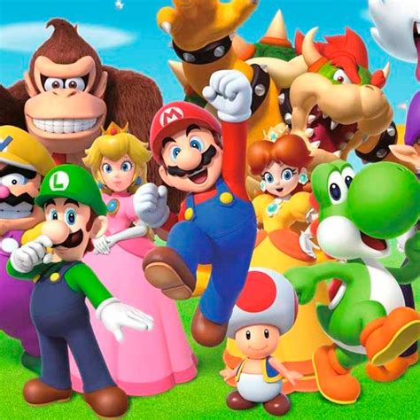 Pyramid America Super Mario Bros Nintendo Video Game Group Personajes