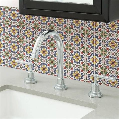 With aged white ornato ceramic tile, you can add the visual design of unique patterns while you can always check the newest styles of tile for your backsplash on our backsplash decoratives page, or you can get backsplash inspiration in our inspiration center. Brewster Tuscan Tile Peel & Stick Backsplash Tiles | Peel ...