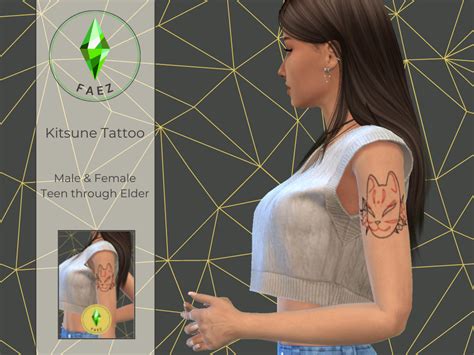 The Sims Resource Kitsune Tattoo